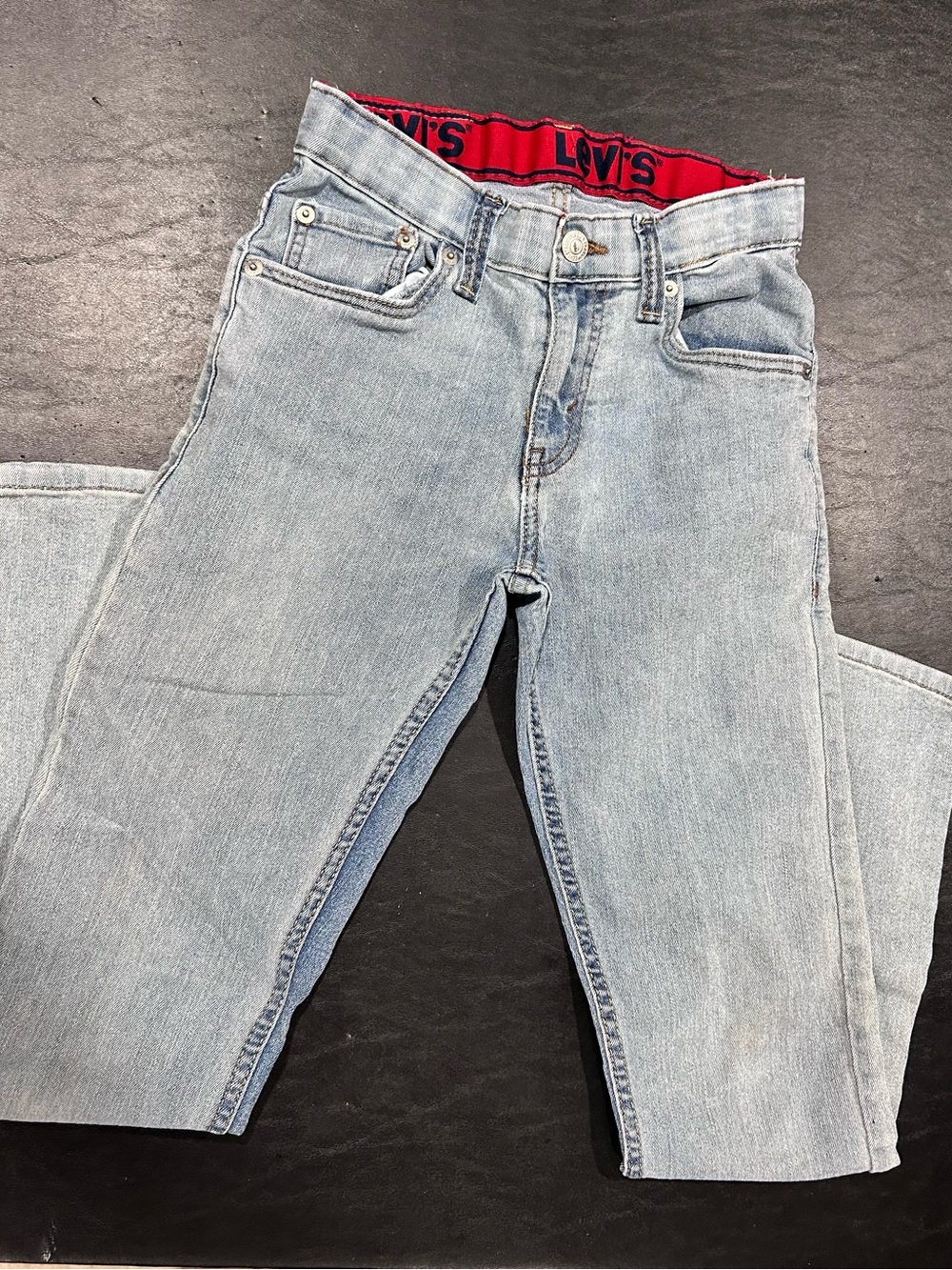 Levi's 511 Kids Light Blue Jeans with Red Branded Waistband